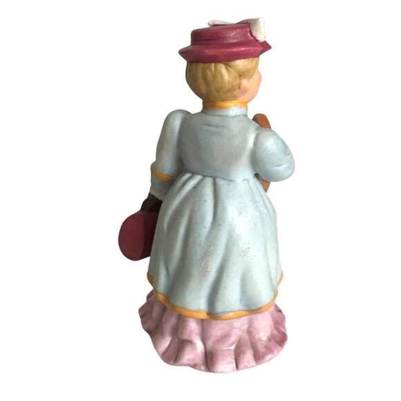 Vintage Lefton, Libby Thatcher Teacher 1994 Porcelain Figurine‎ Colonial Village - Picture 4 of 7